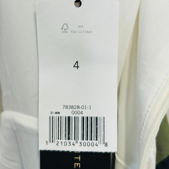 NWT Banana Republic Colorblock Pleated Midi Dress Citron Mix Size 4 - Picture 8 of 10